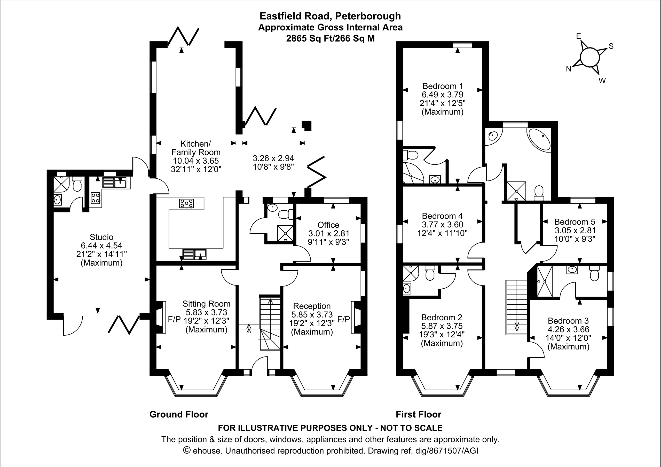 .317, Eastfield Road, Peterborough floorplan
