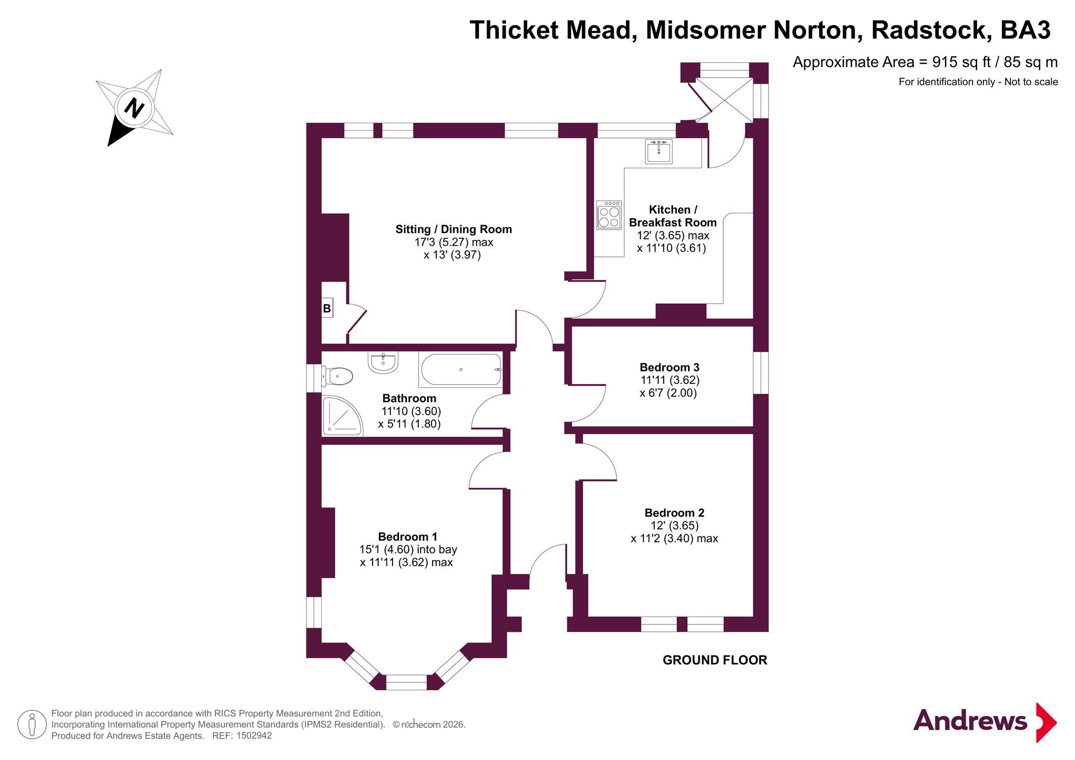 73, Thicket Mead, Radstock floorplan