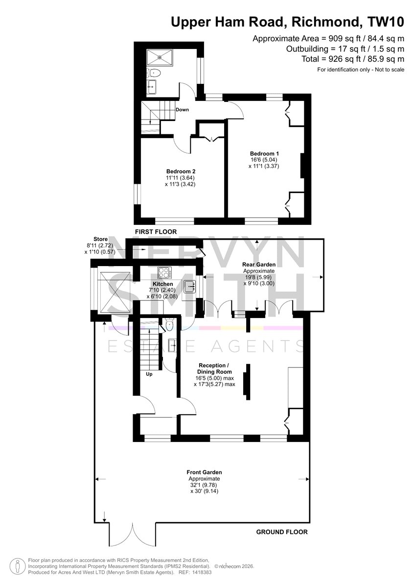 Camilla Cottage,, Upper Ham Road, Richmond floorplan