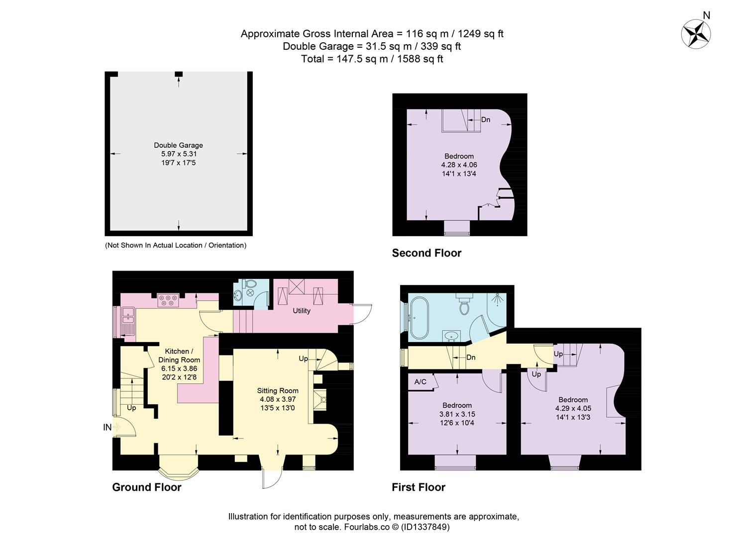 Little Stoke Cottage, Hartley Bridge, Stroud floorplan