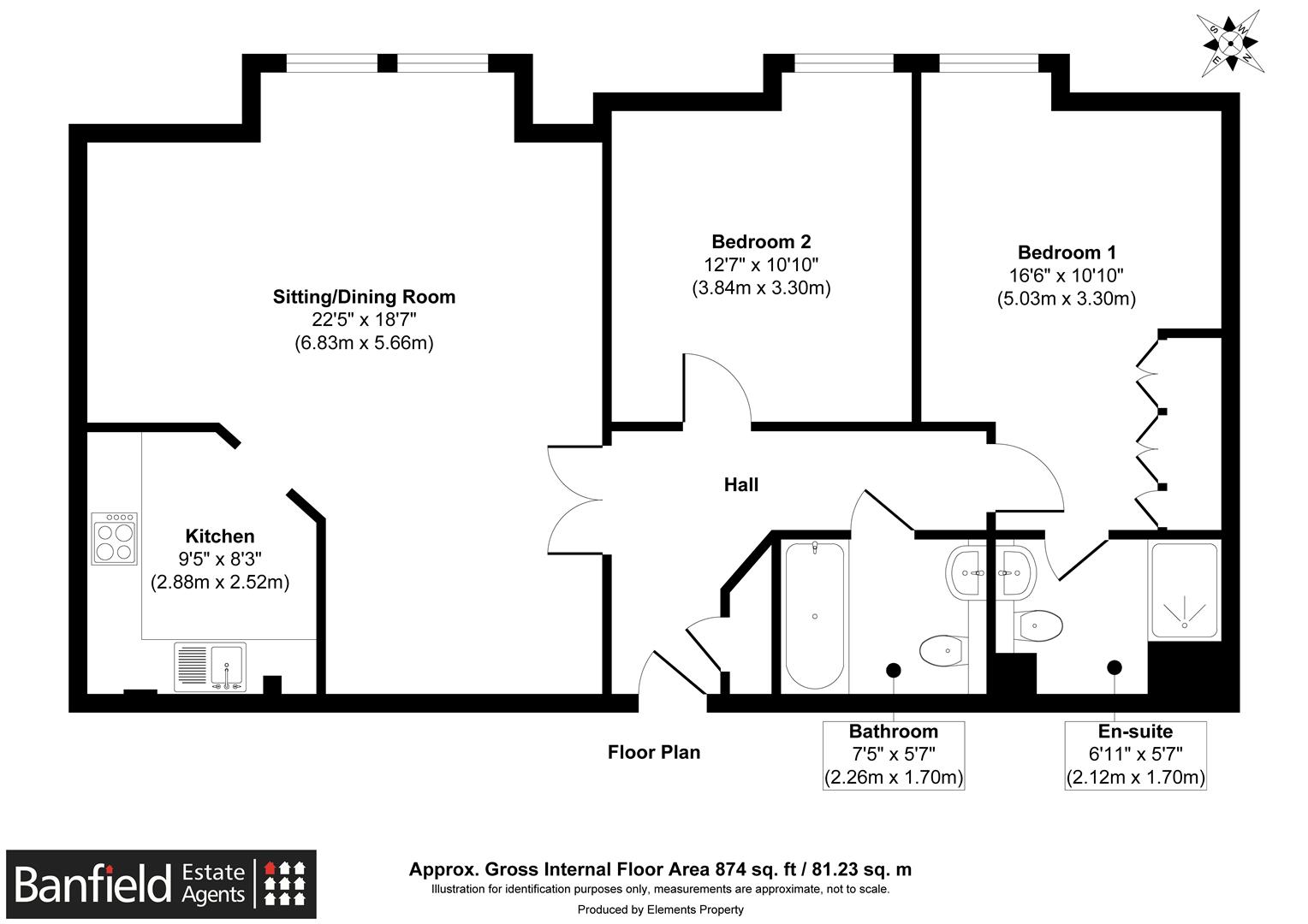 13 Brooklands, Ghyll Road, Crowborough floorplan