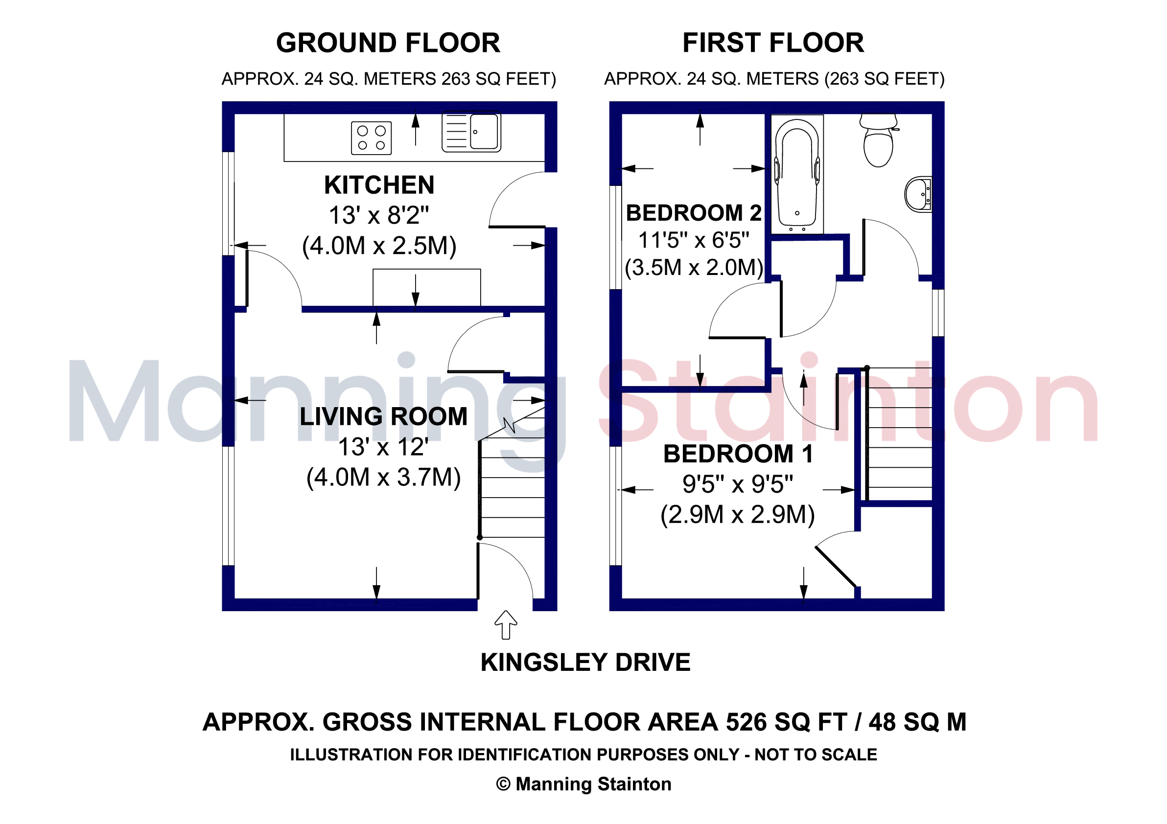 58, Kingsley Drive, Bradford floorplan