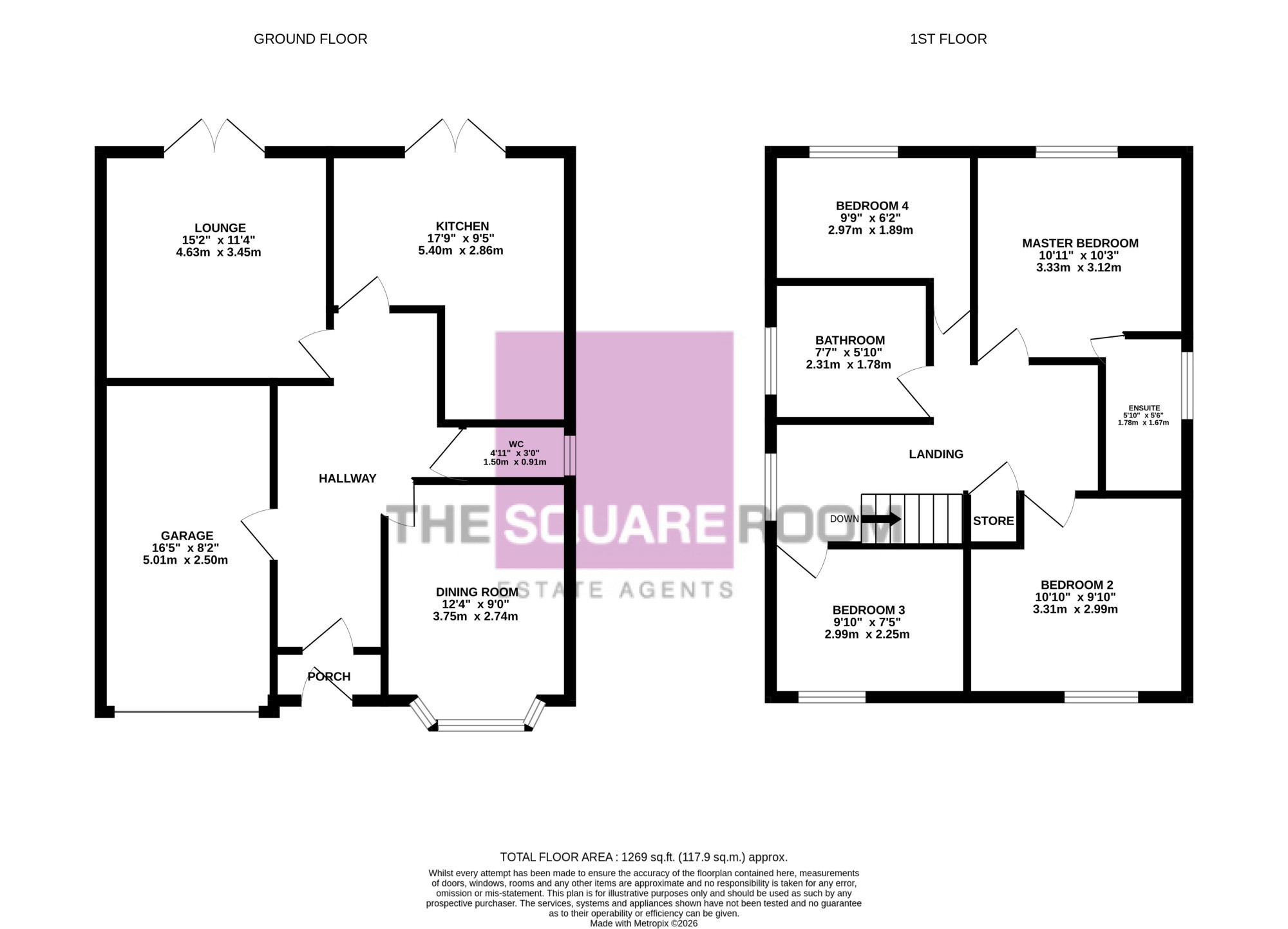 11, Southworth Way, Cleveleys floorplan