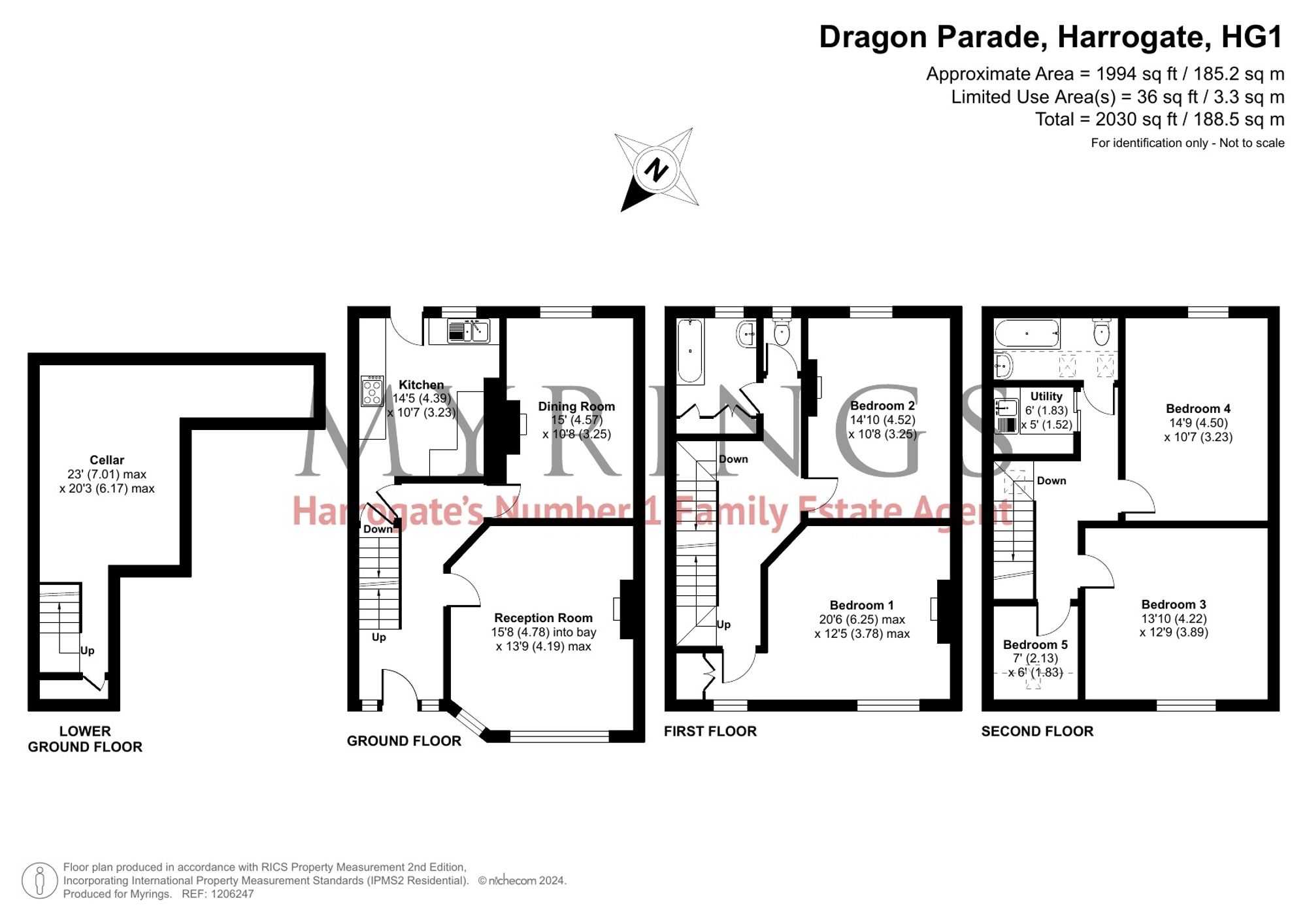 50 Dragon Parade, Harrogate floorplan