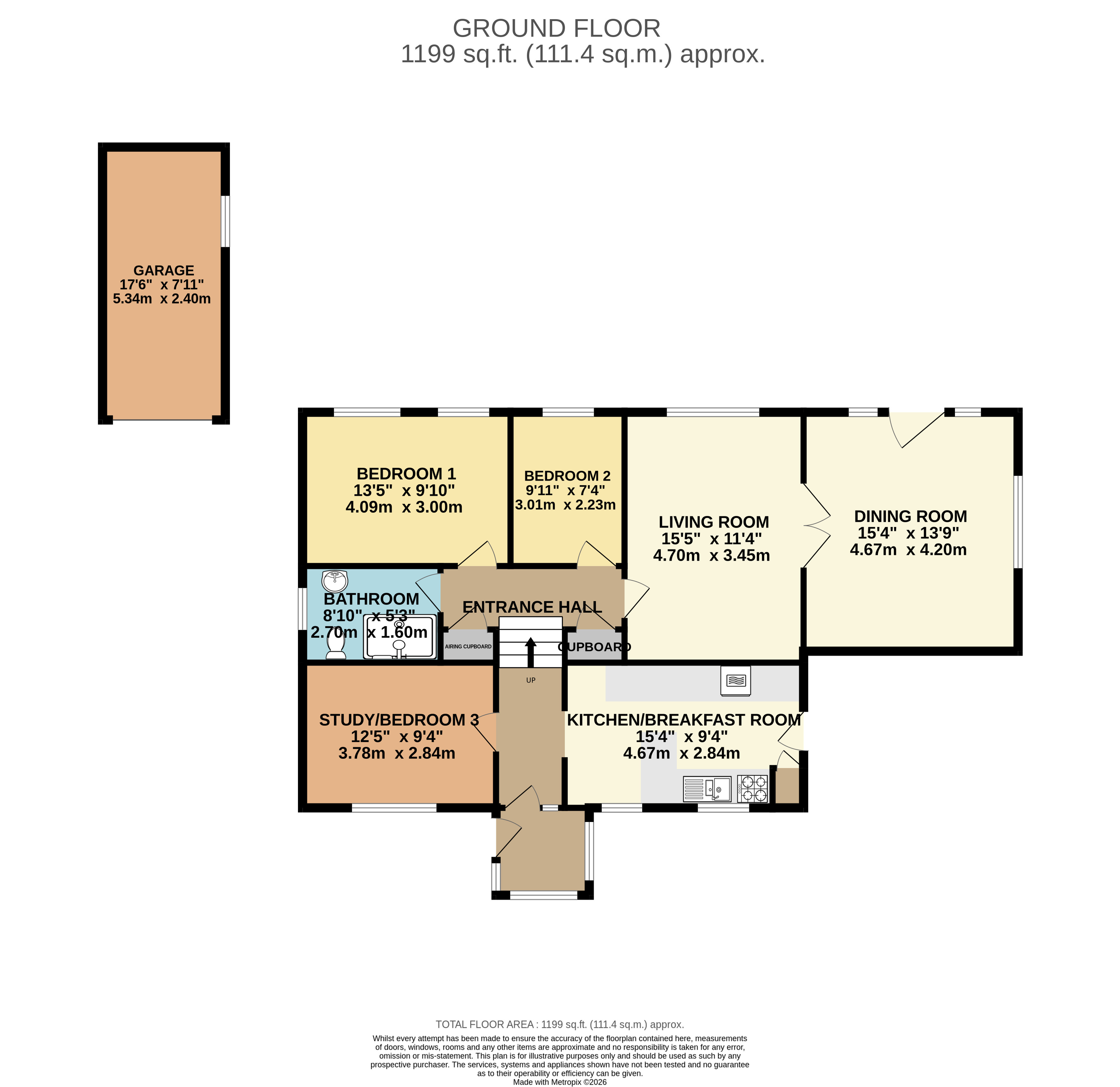 2, St. Brannocks Hill, Devon floorplan