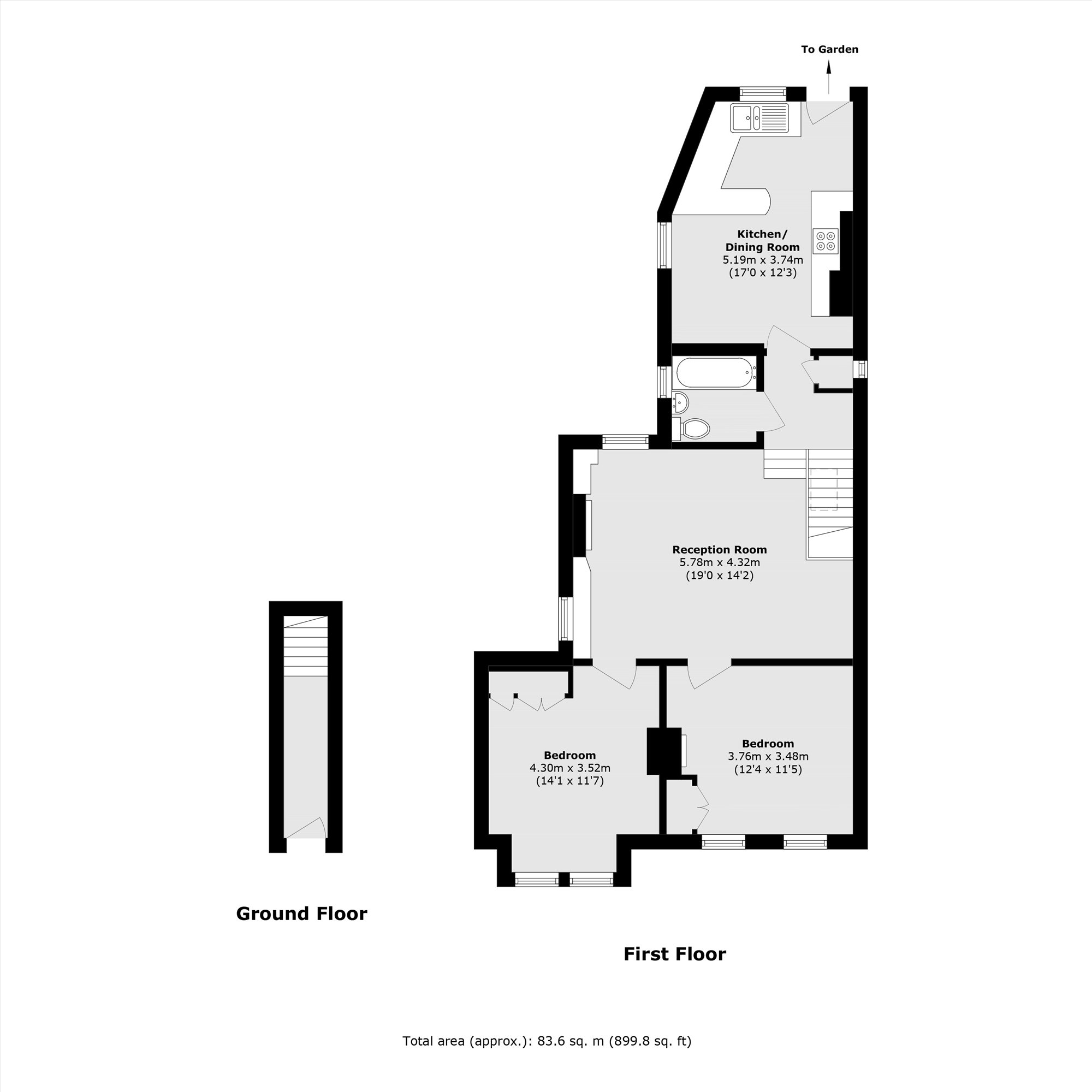 97, Haverhill Road, London floorplan