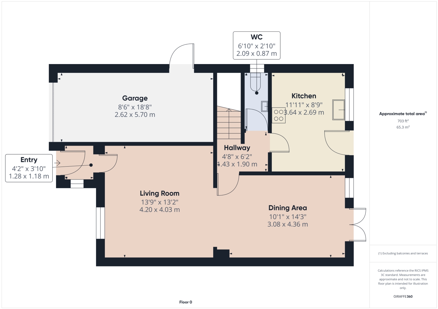 10, MELROSE CLOSE, BORDON floorplan