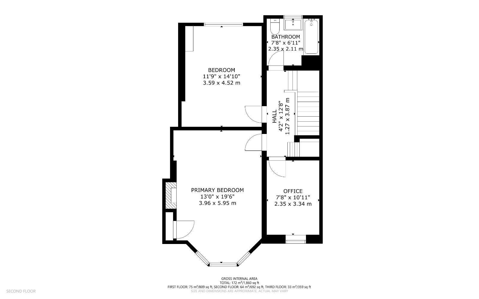16, Harelaw Avenue, Muirend floorplan