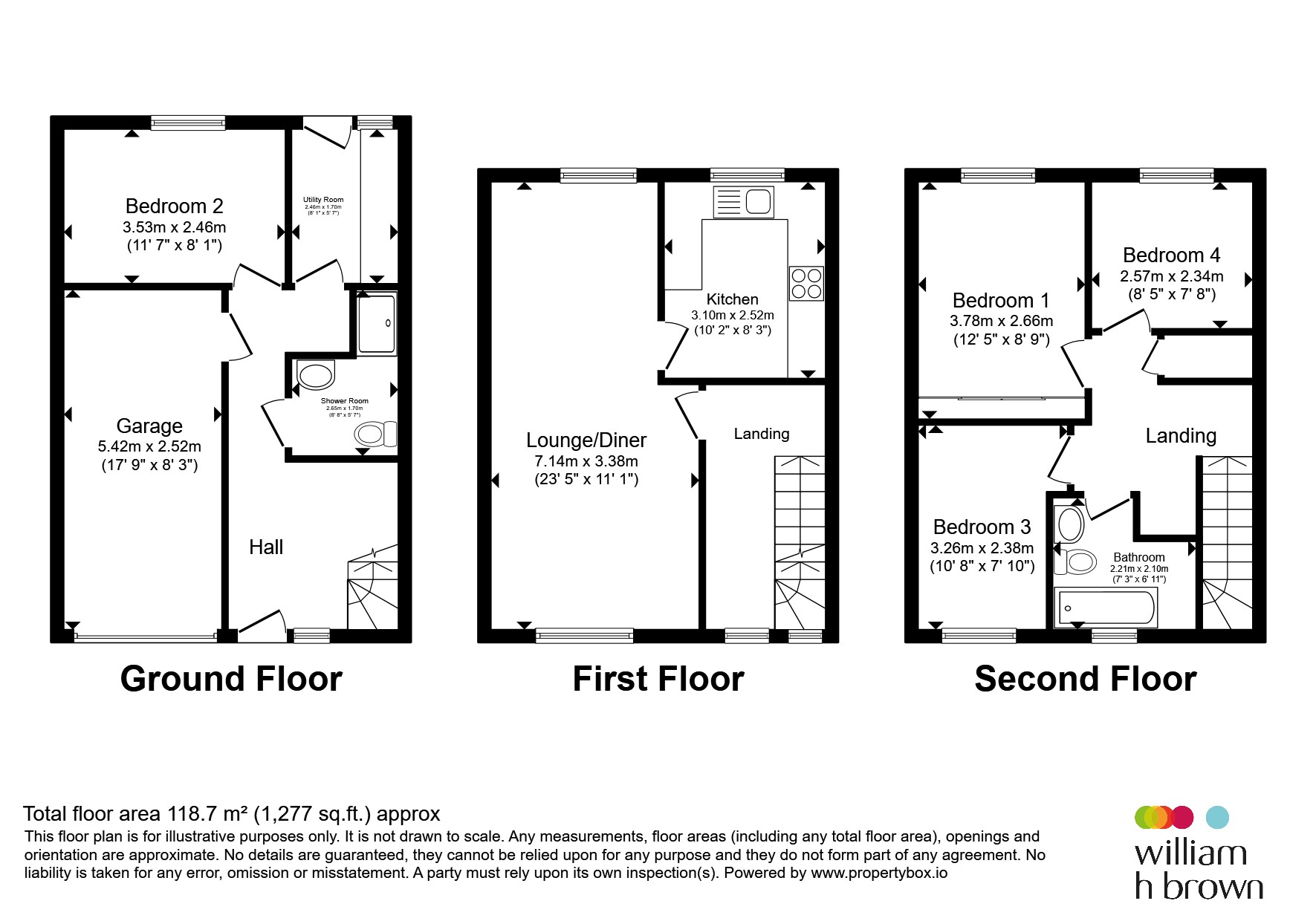 45, West Cotton Close, Northampton floorplan