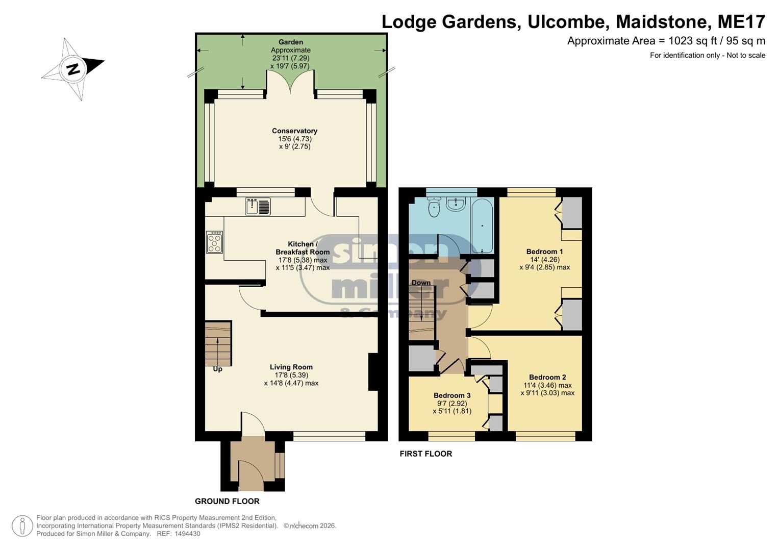 12, Lodge Gardens, Maidstone floorplan