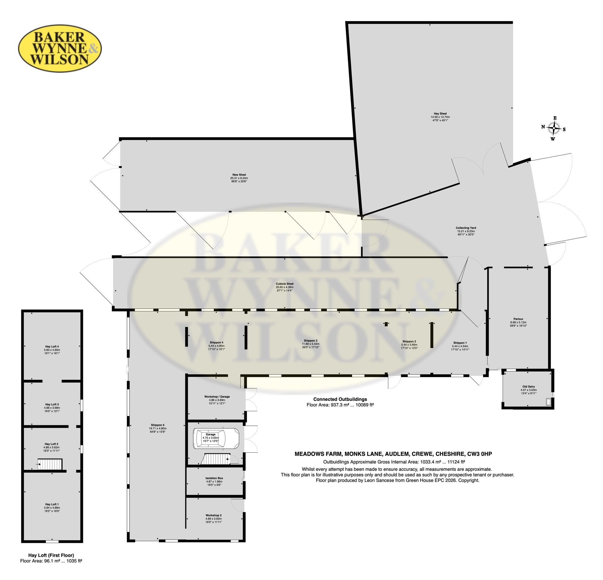 Meadows Farm, Monks Lane, Cheshire floorplan