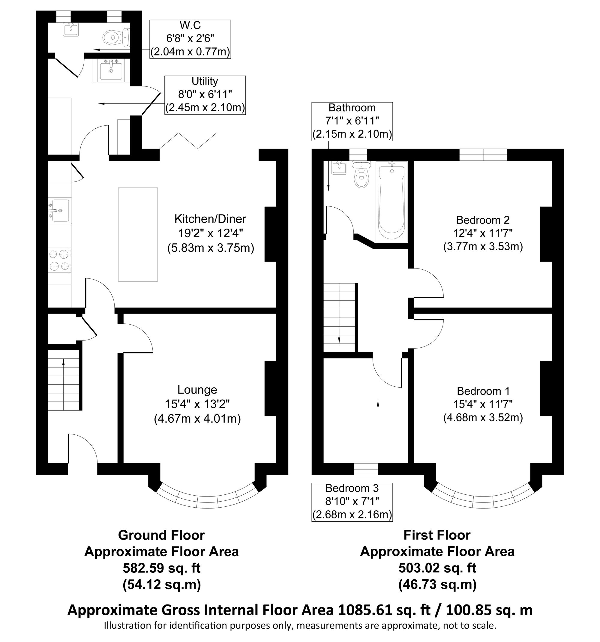 75 Ilfracombe Road, Southend-On-Sea floorplan