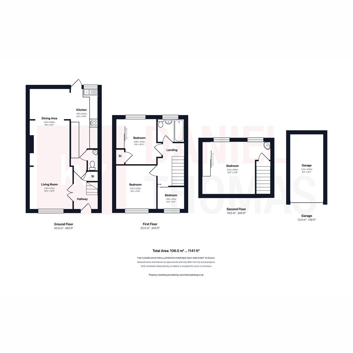 2, Brookside, Waltham Abbey floorplan