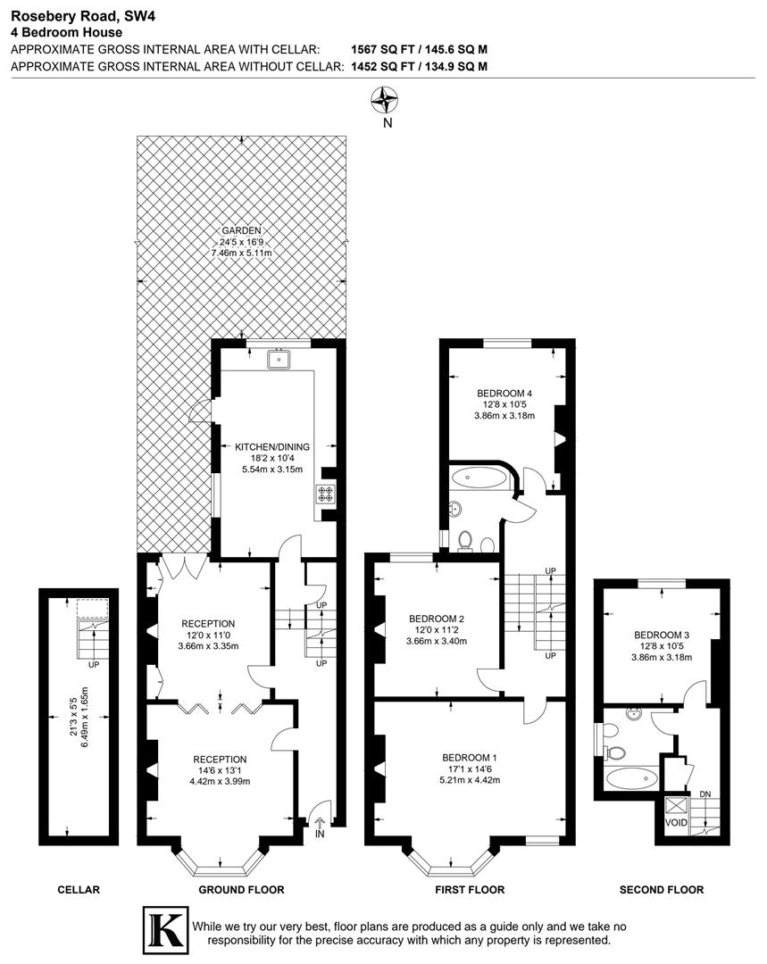 Rosebery Road, London floorplan