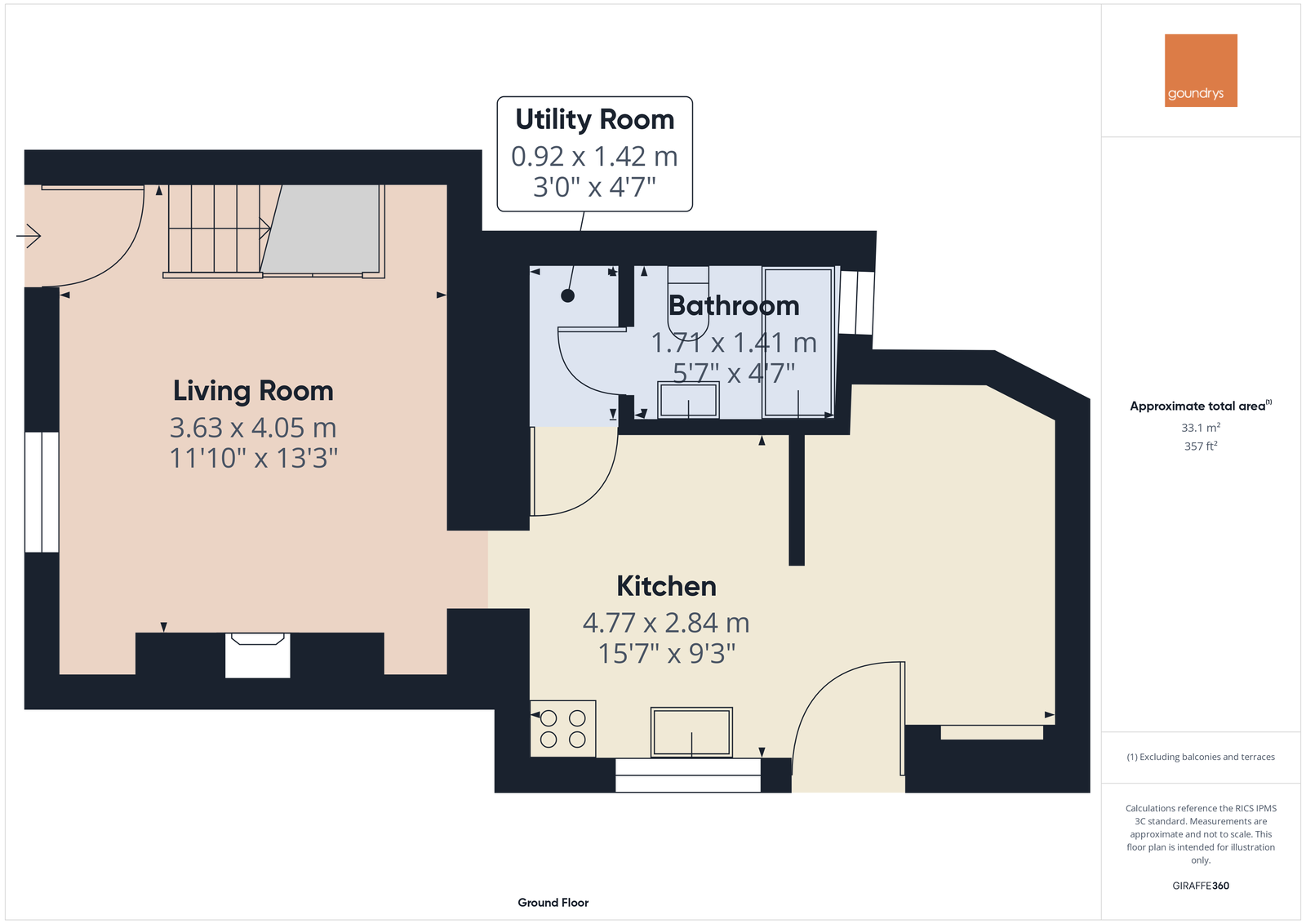 49, Goonown, St Agnes floorplan
