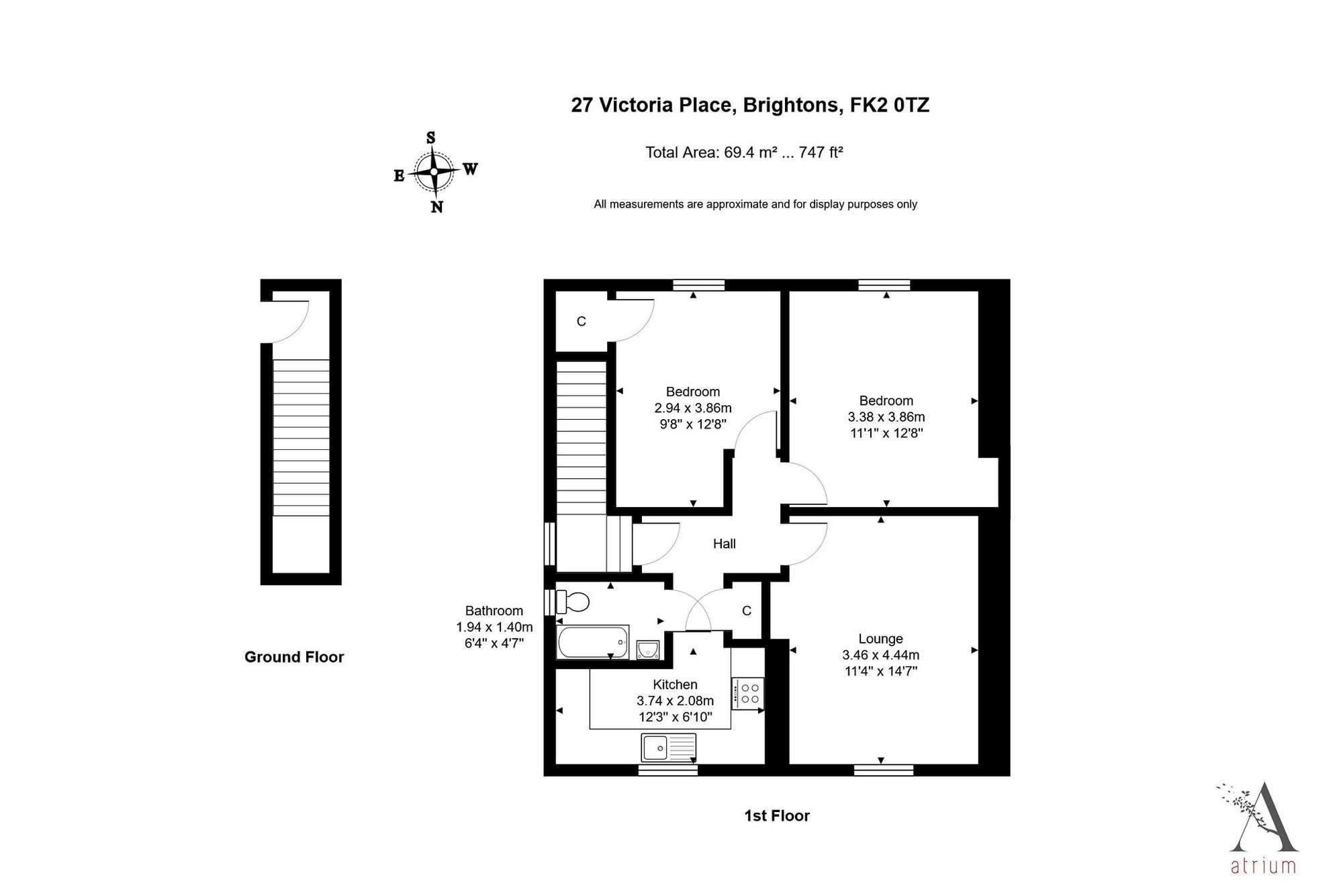 27 Victoria Place, Falkirk floorplan