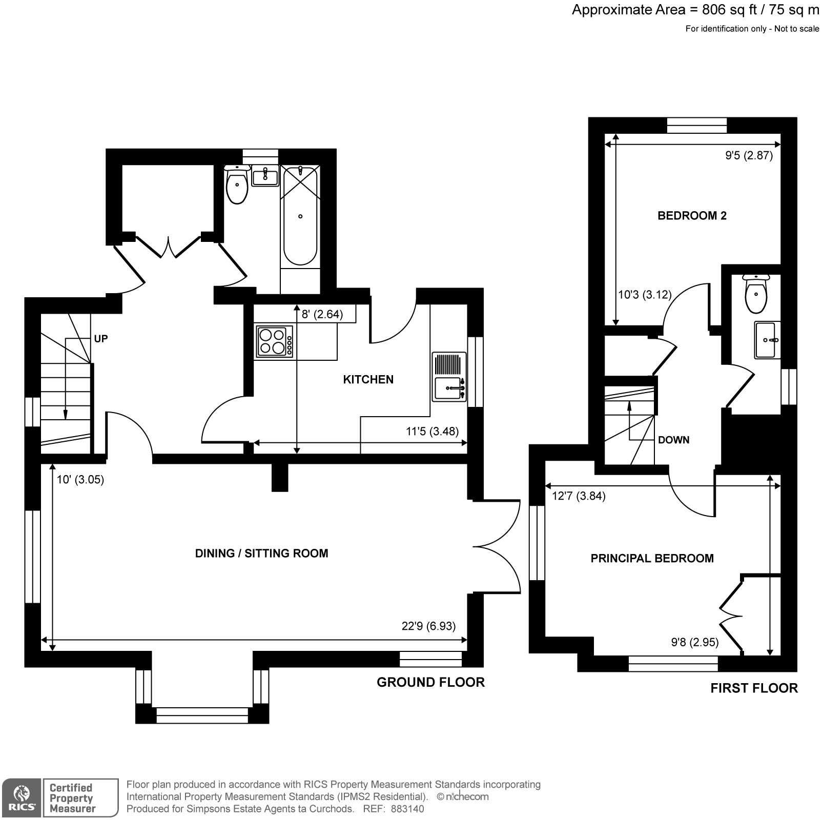 South Lodge,, Cobham Road, Cobham floorplan