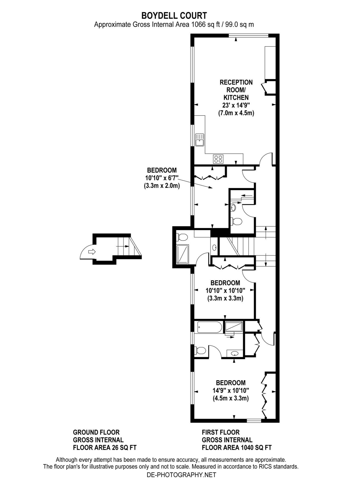 3 Bedrooms Flat to rent in St. Johns Wood Park, London NW8