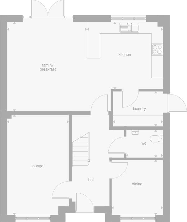 14, Rose Hill Rise, Doncaster floorplan
