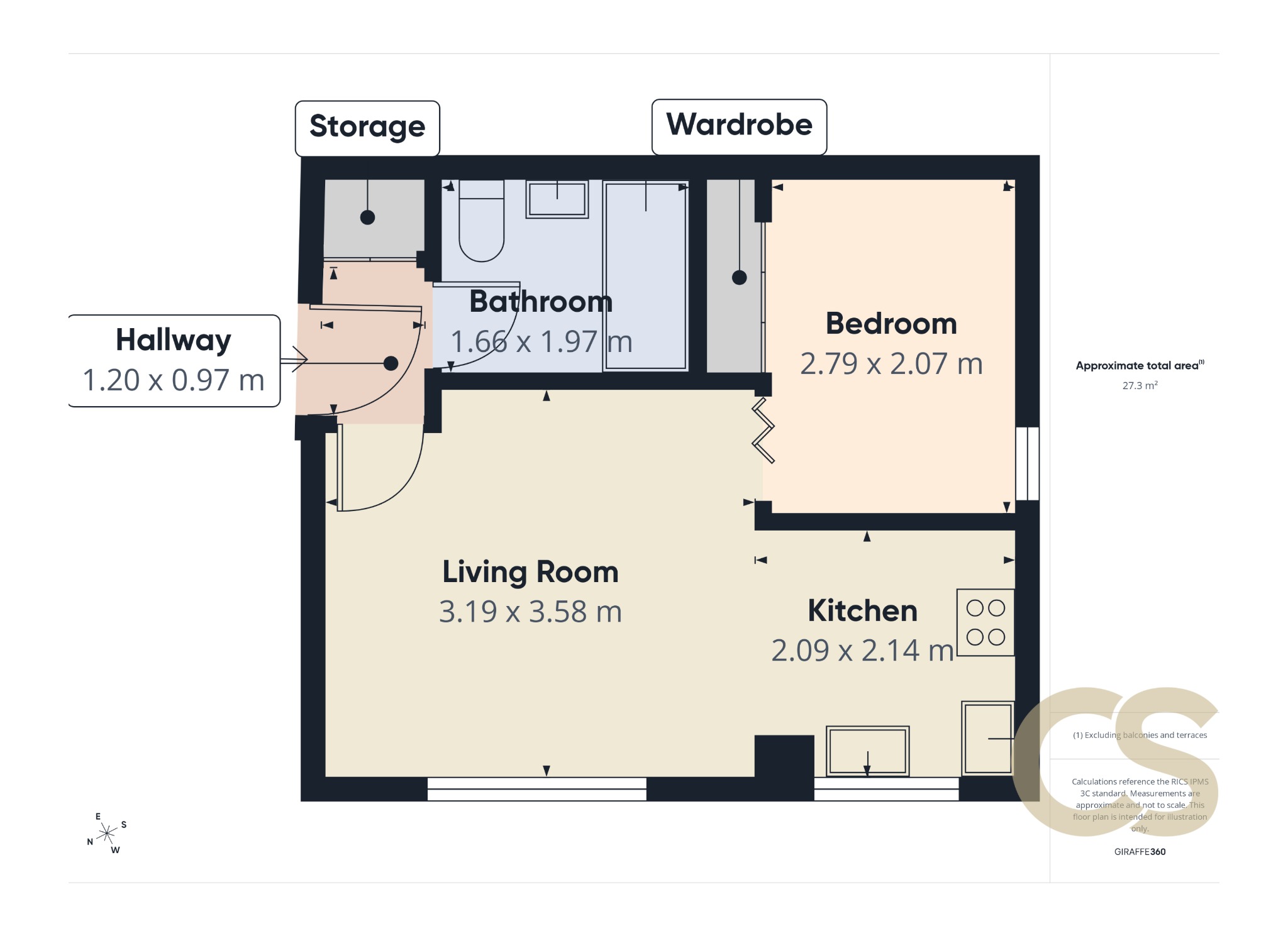78, Parrotts Field, Hoddesdon floorplan
