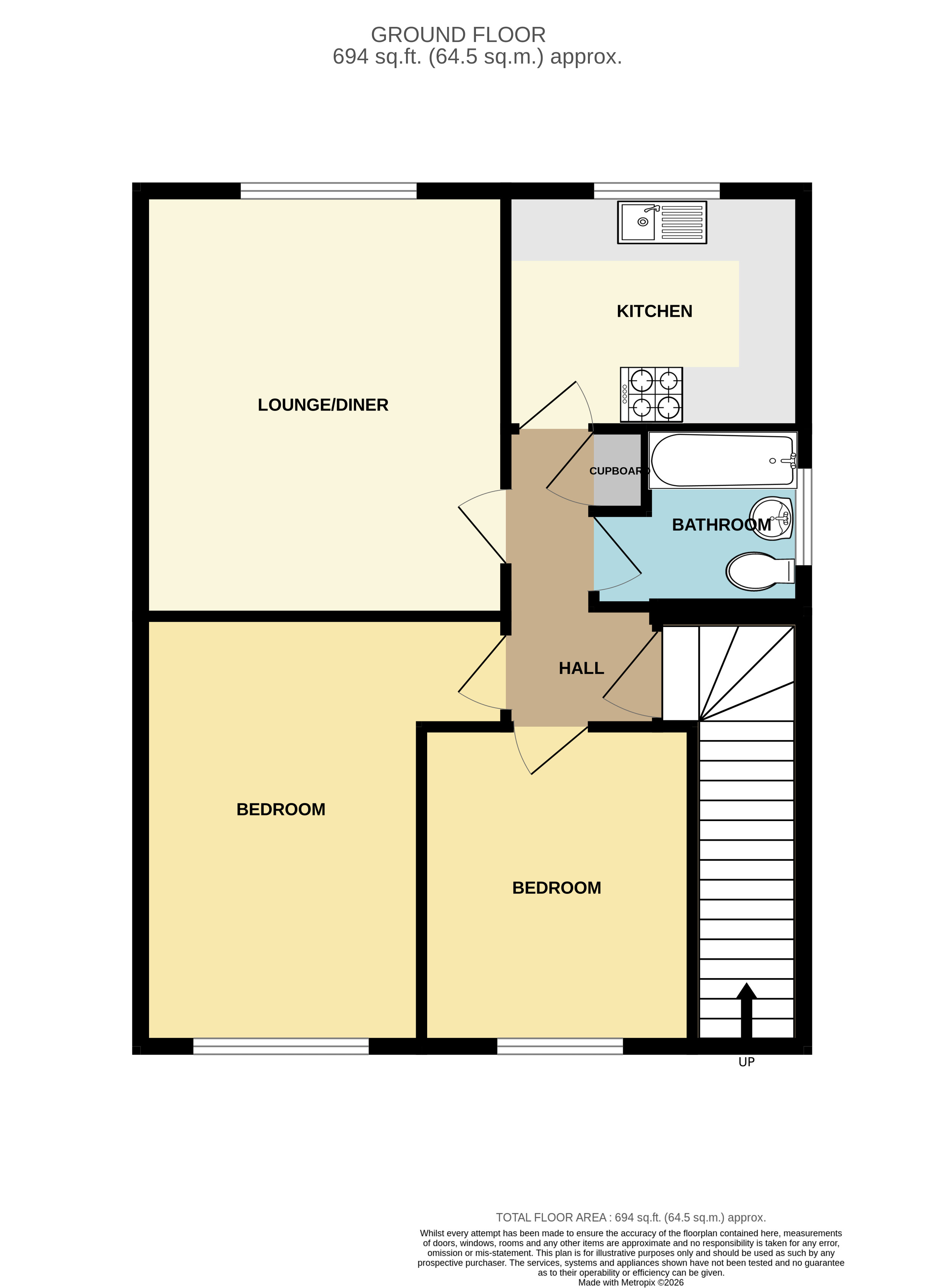 18A,, Gordon Road, Brentwood floorplan