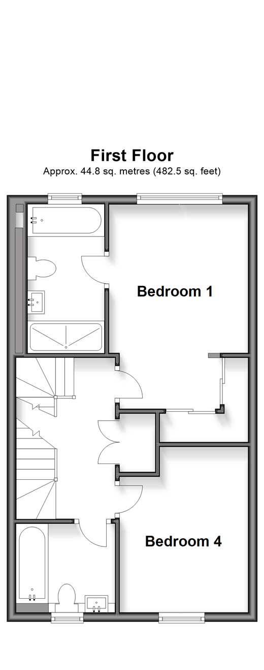 Kennard Crescent Southwater, Horsham floorplan