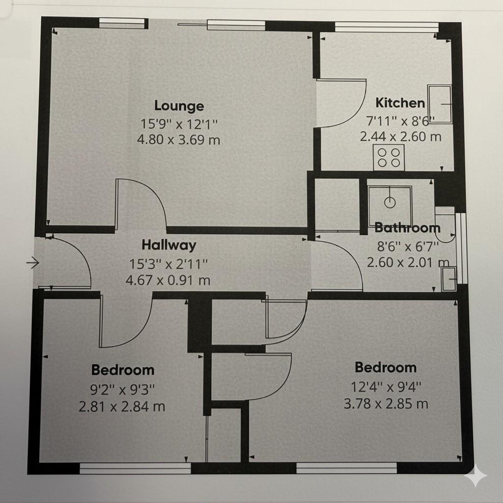 518B, Old London Road, Hastings floorplan