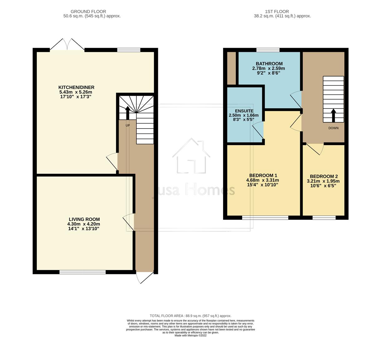 Lytham Road, Freckleton, Preston PR4, 2 bedroom detached house for sale