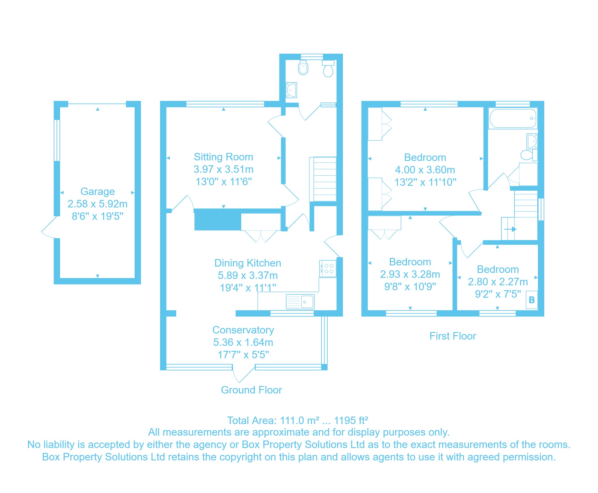 65, Sleningford Rise, West Yorkshire floorplan