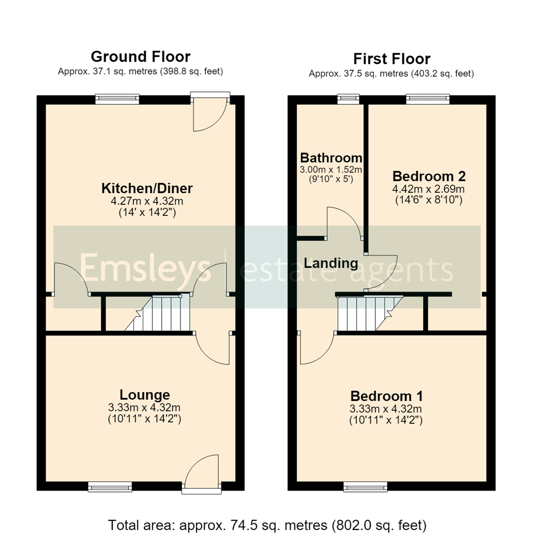 18, Ashfield Terrace, Wakefield floorplan