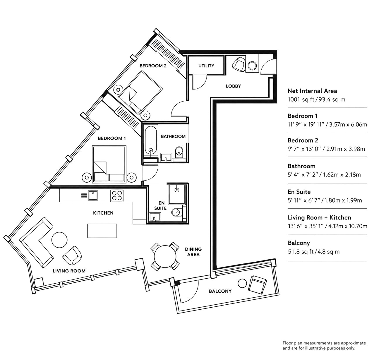 No.3 Upper Riverside, Greenwich floorplan