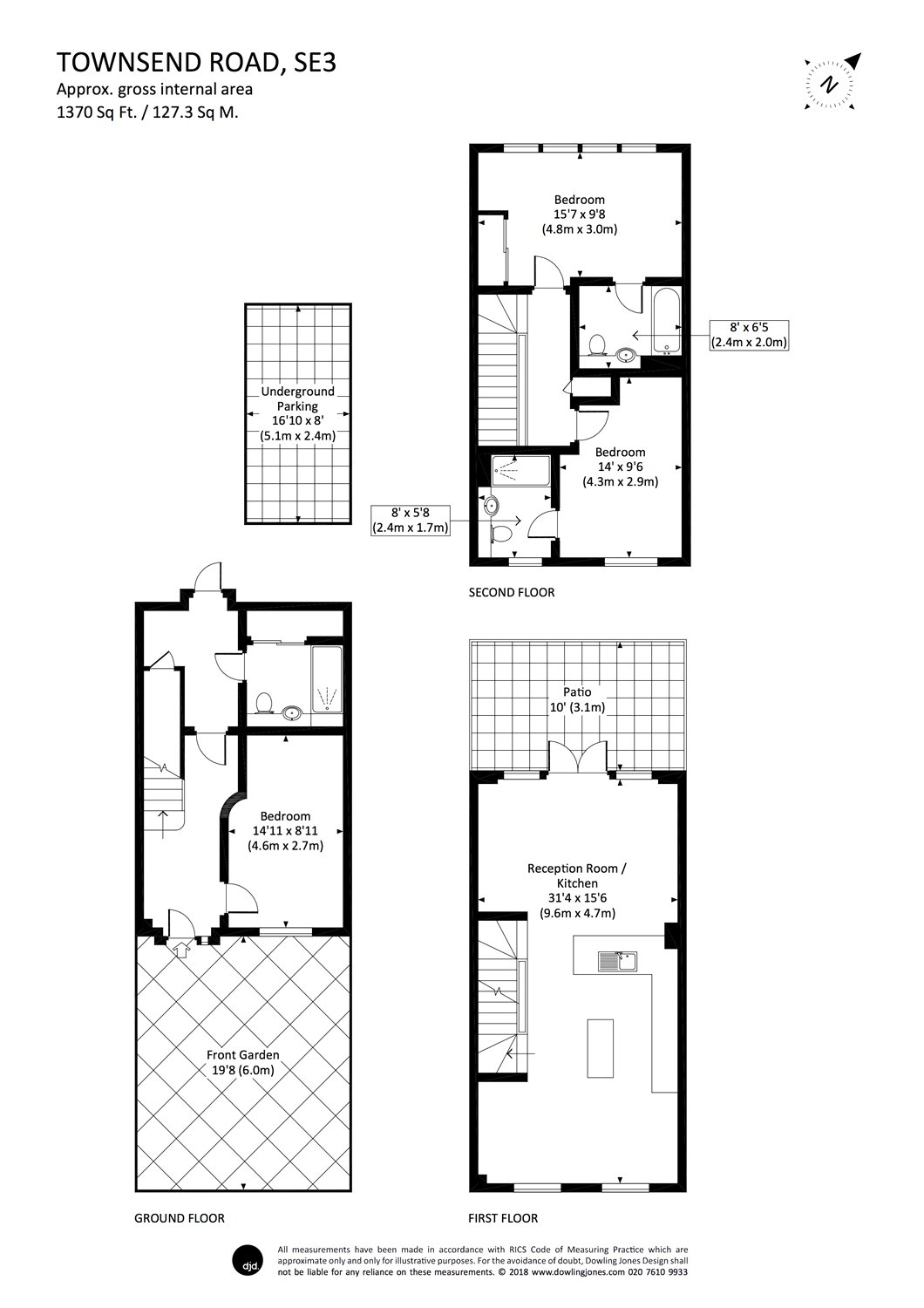 3 Bedrooms Terraced house to rent in Townsend Road, Kidbrooke Village, London SE3