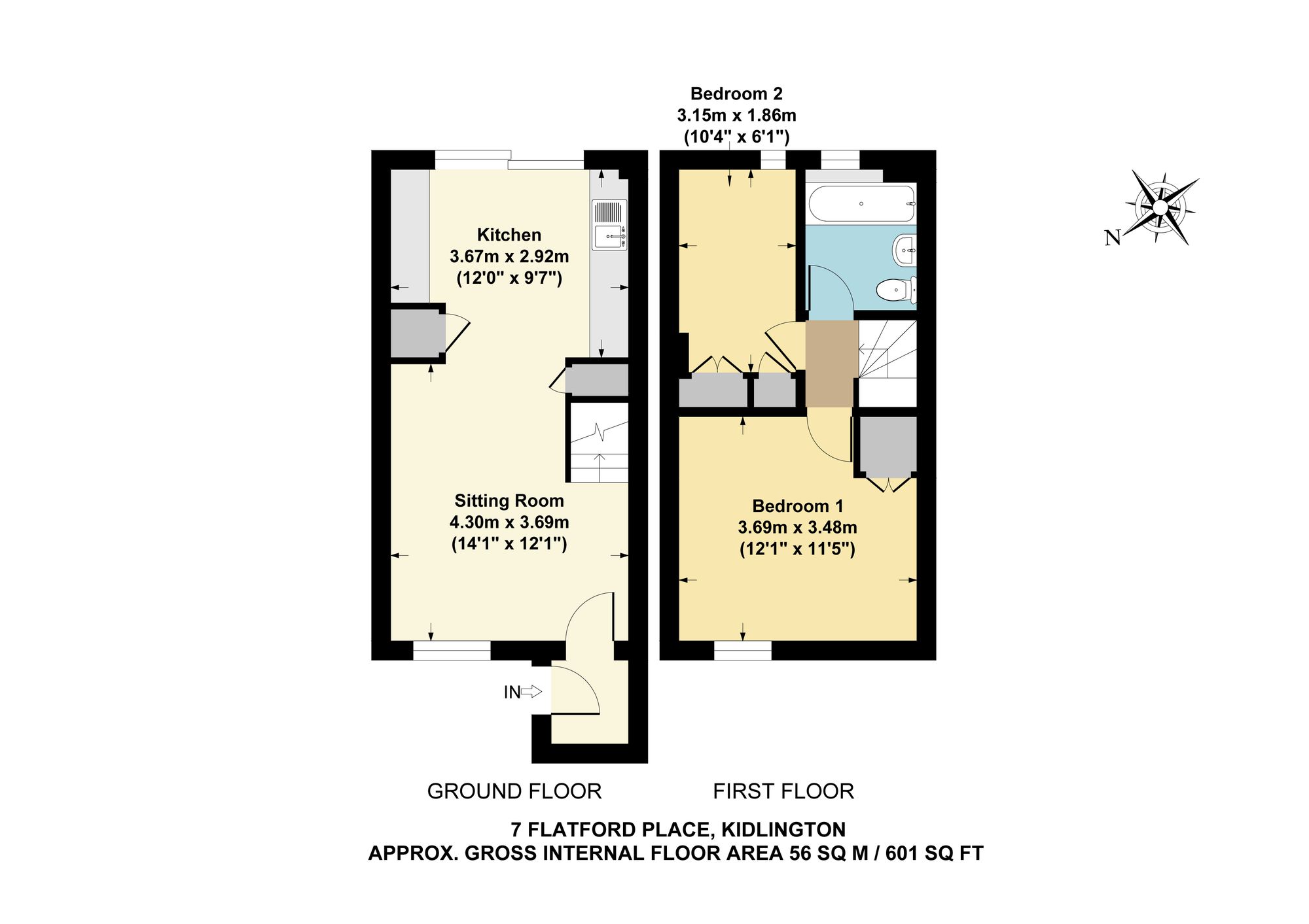 7 Flatford Place, Kidlington, Kidlington floorplan