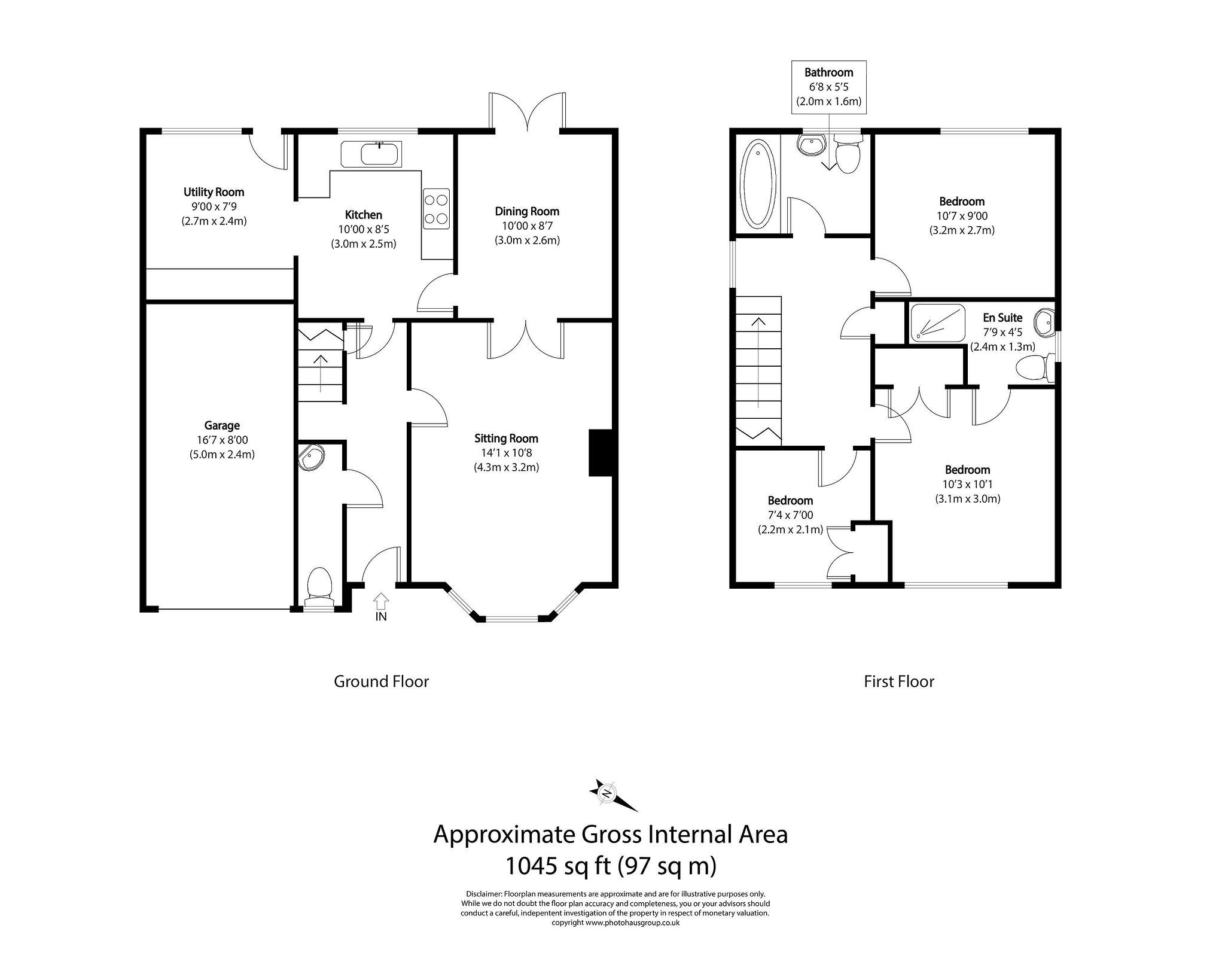 65, Ashworth Place, Harlow floorplan