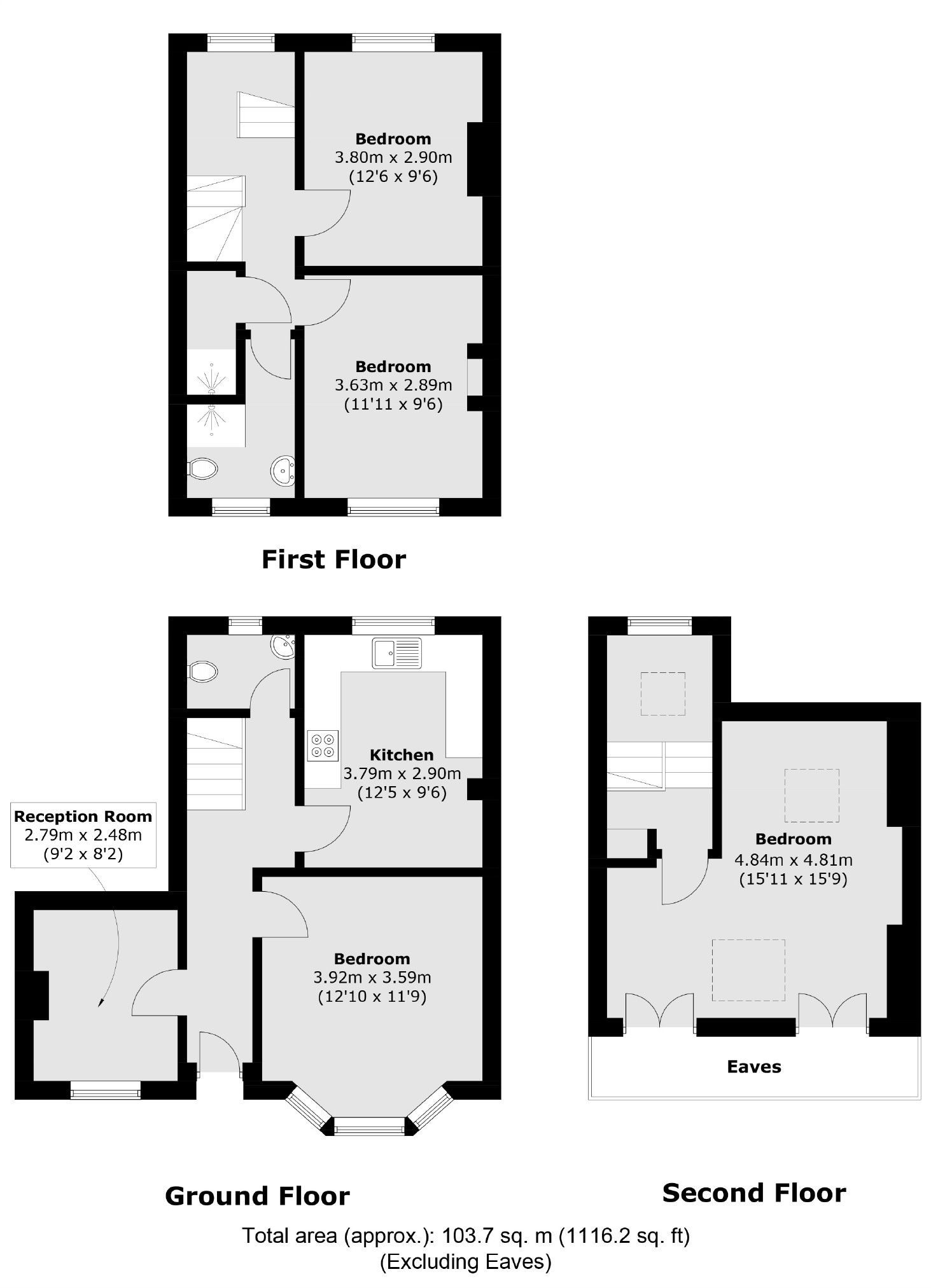 18, Caxton Road, London floorplan
