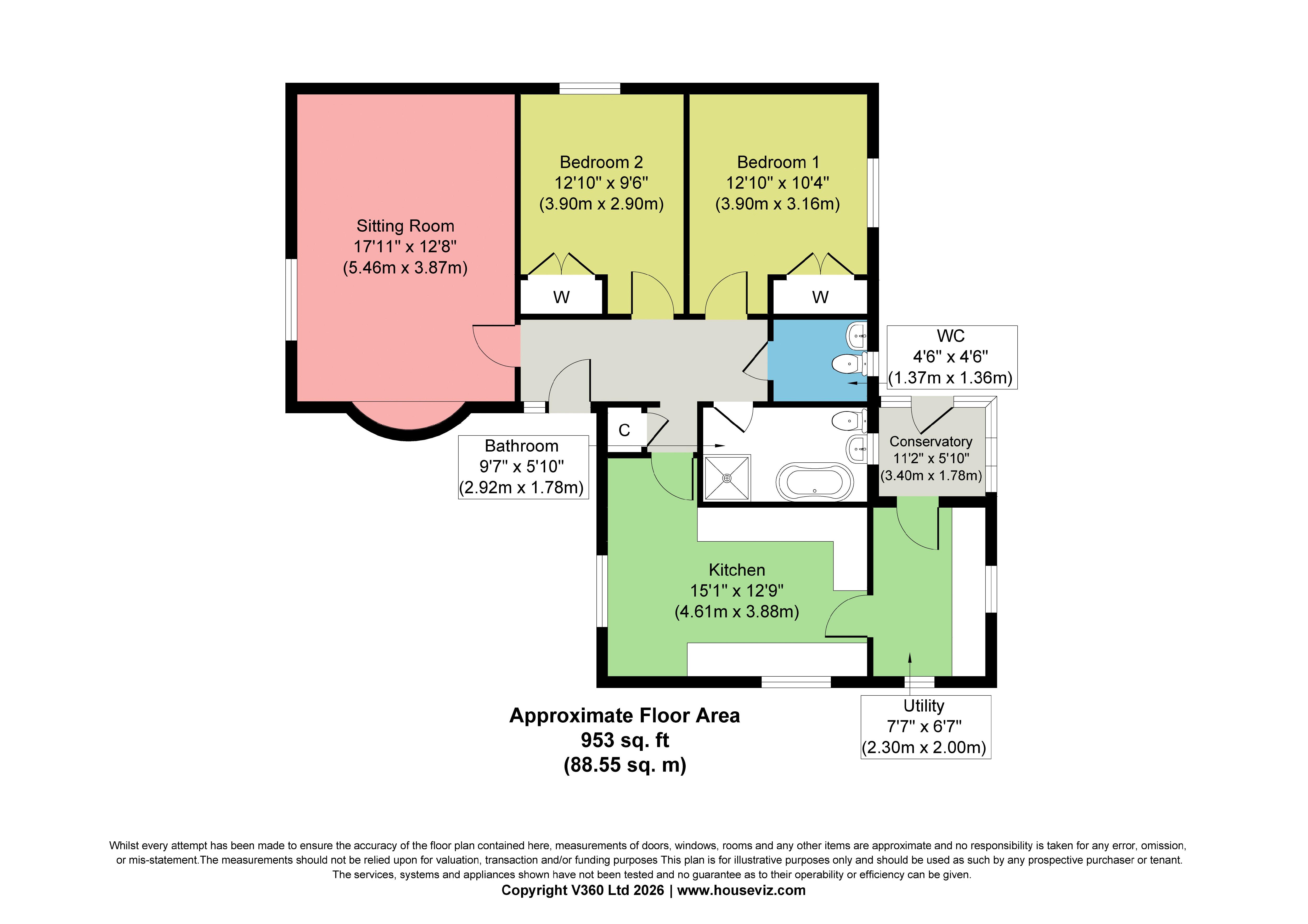 2, The Crescent, Pickering floorplan
