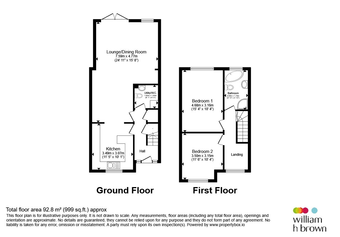 74, Gonville Crescent, Stevenage floorplan