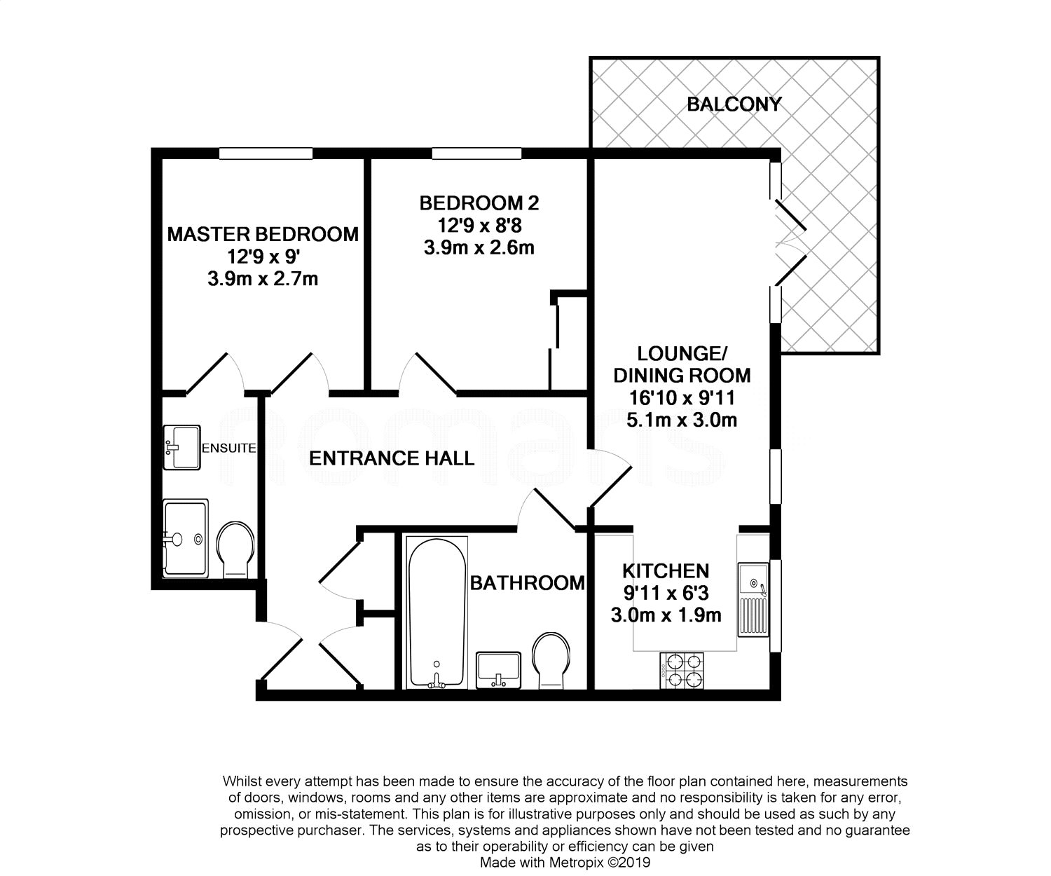 2 Bedrooms Flat for sale in Tenzing Gardens, Basingstoke, Hampshire RG24