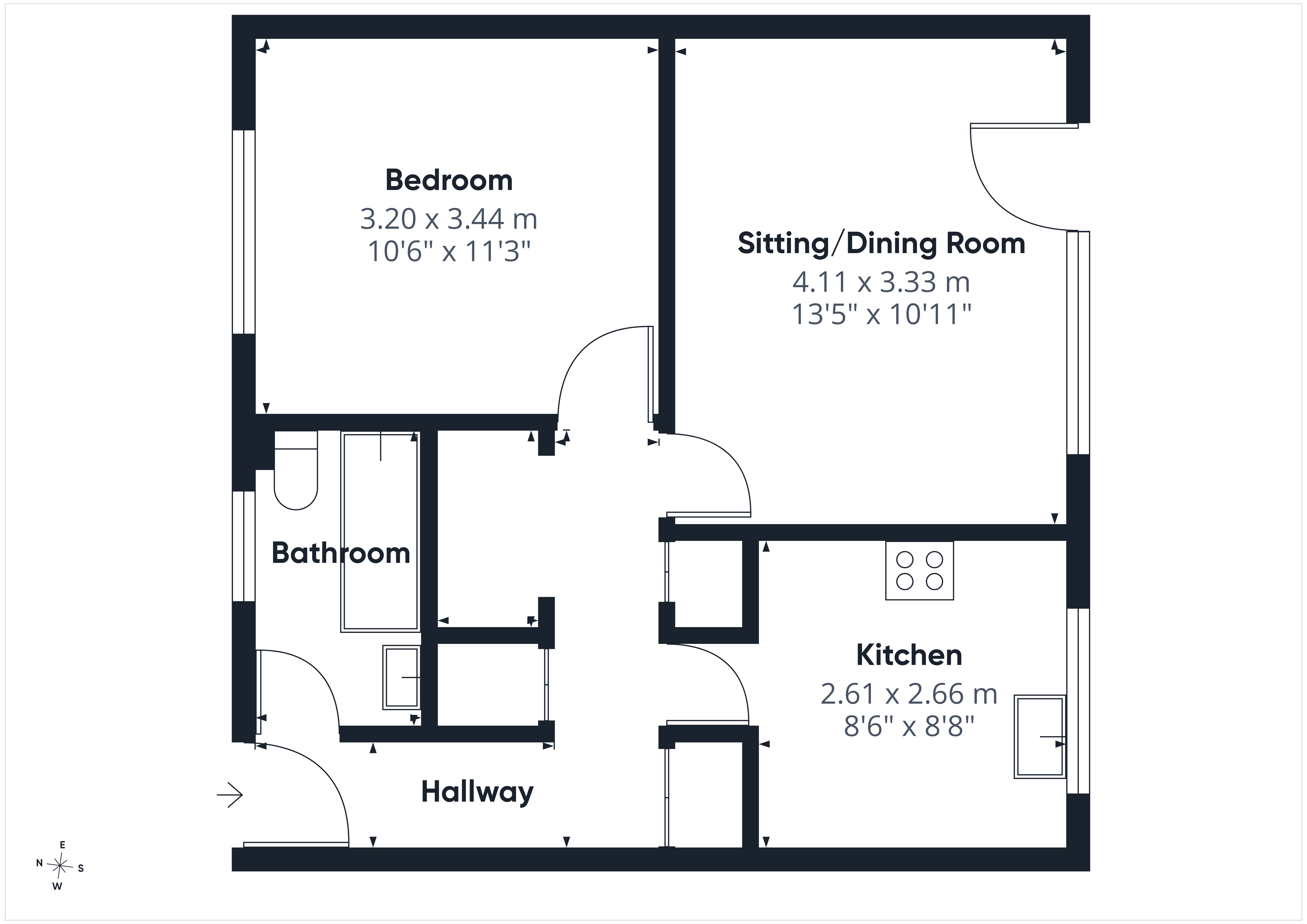 Three Crosses Road, Herefordshire floorplan