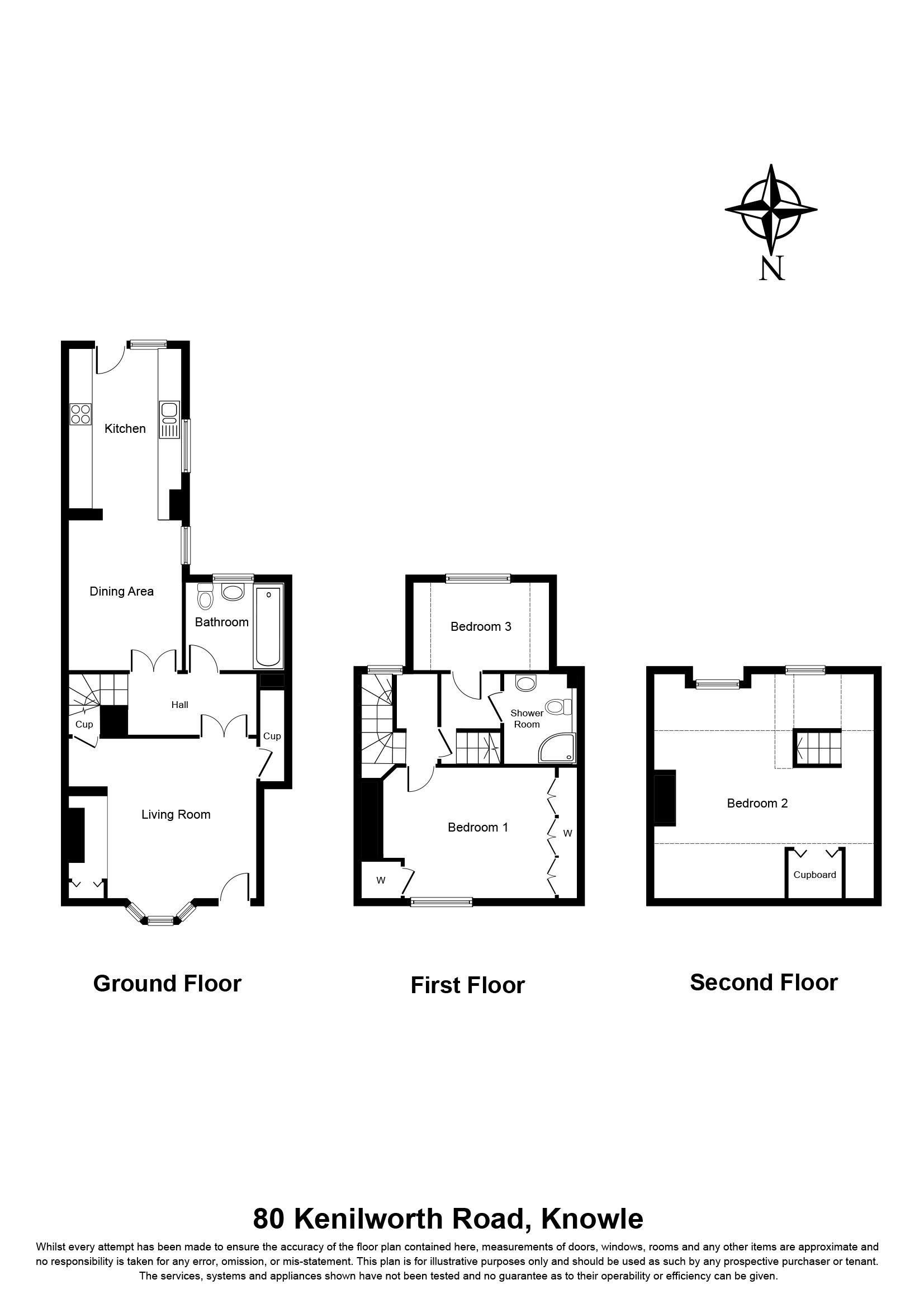 3 Bedrooms Terraced house for sale in Kenilworth Road, Knowle, Solihull B93