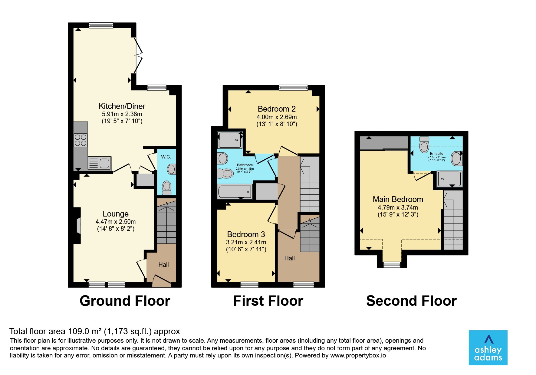 20, Sweet Leys Way, DERBY floorplan
