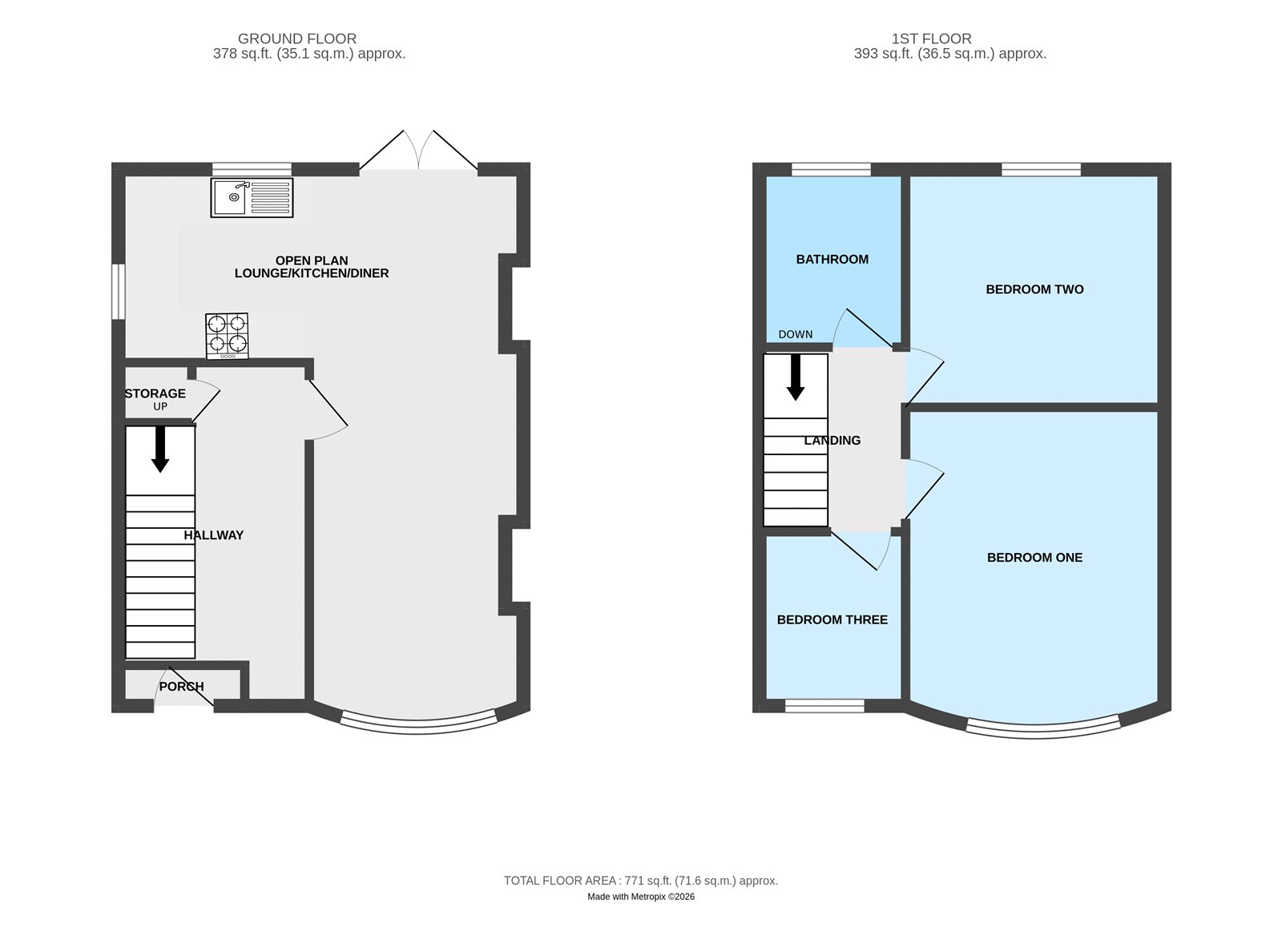 61, Wrexham Avenue, Walsall floorplan