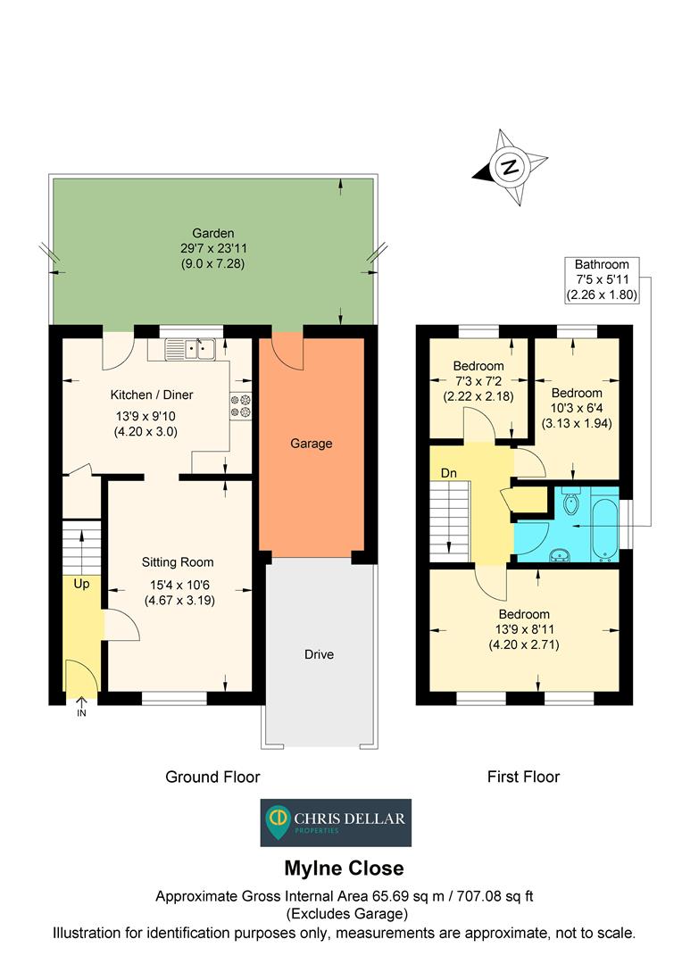 4, Mylne Close, Cheshunt floorplan