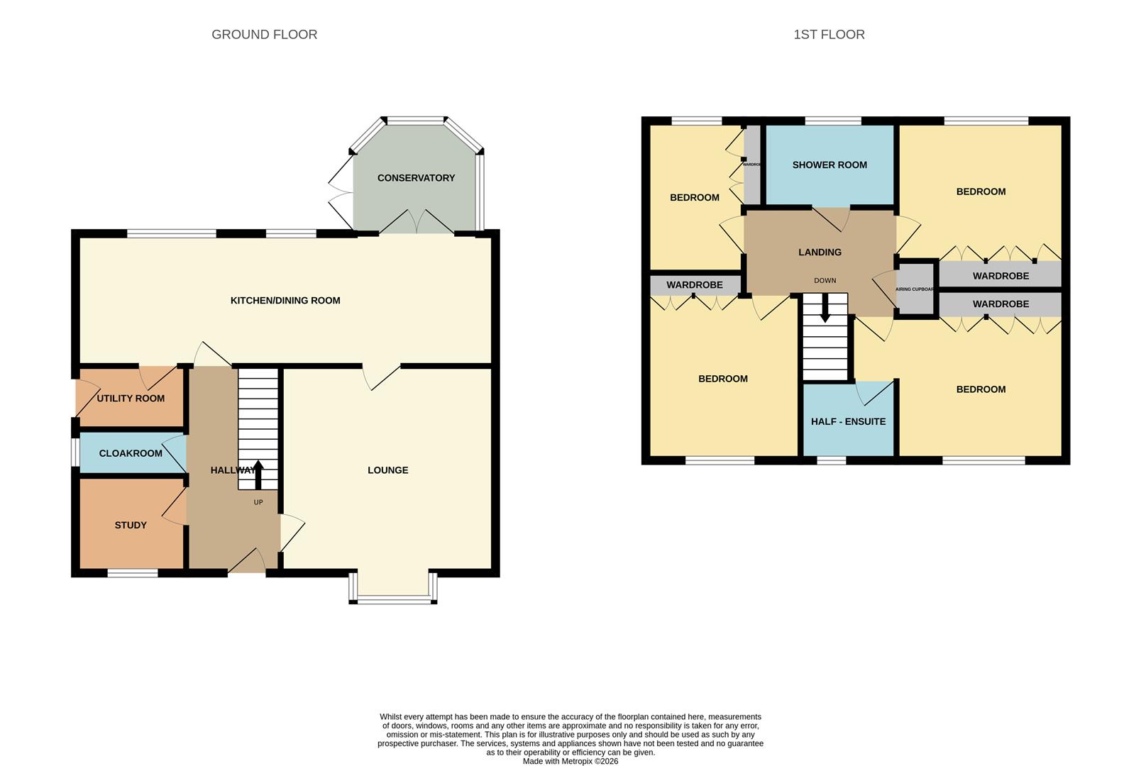 1, Manor Park, Pawlett floorplan