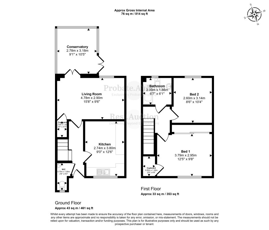 3, Elsie Davies Close, Grantham floorplan
