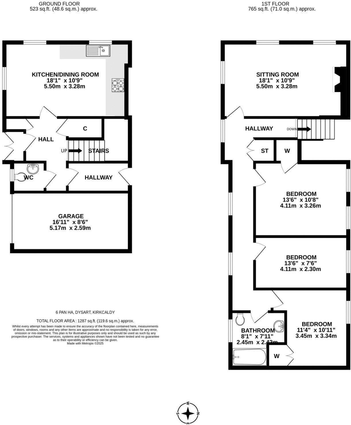 6, Pan Ha, Kirkcaldy floorplan