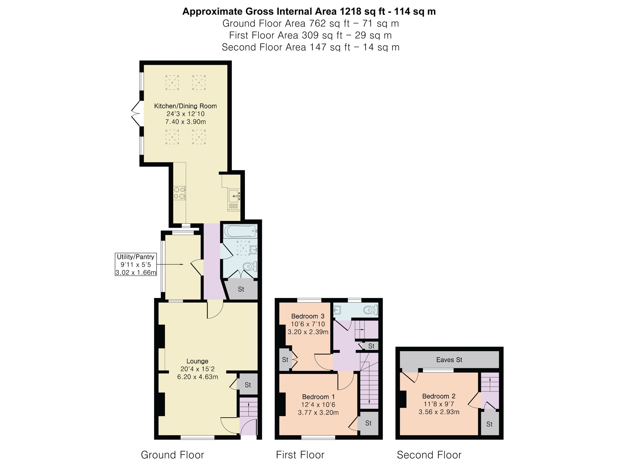 7 Home Farm Cottages Ponsbourne Park, Hertford floorplan