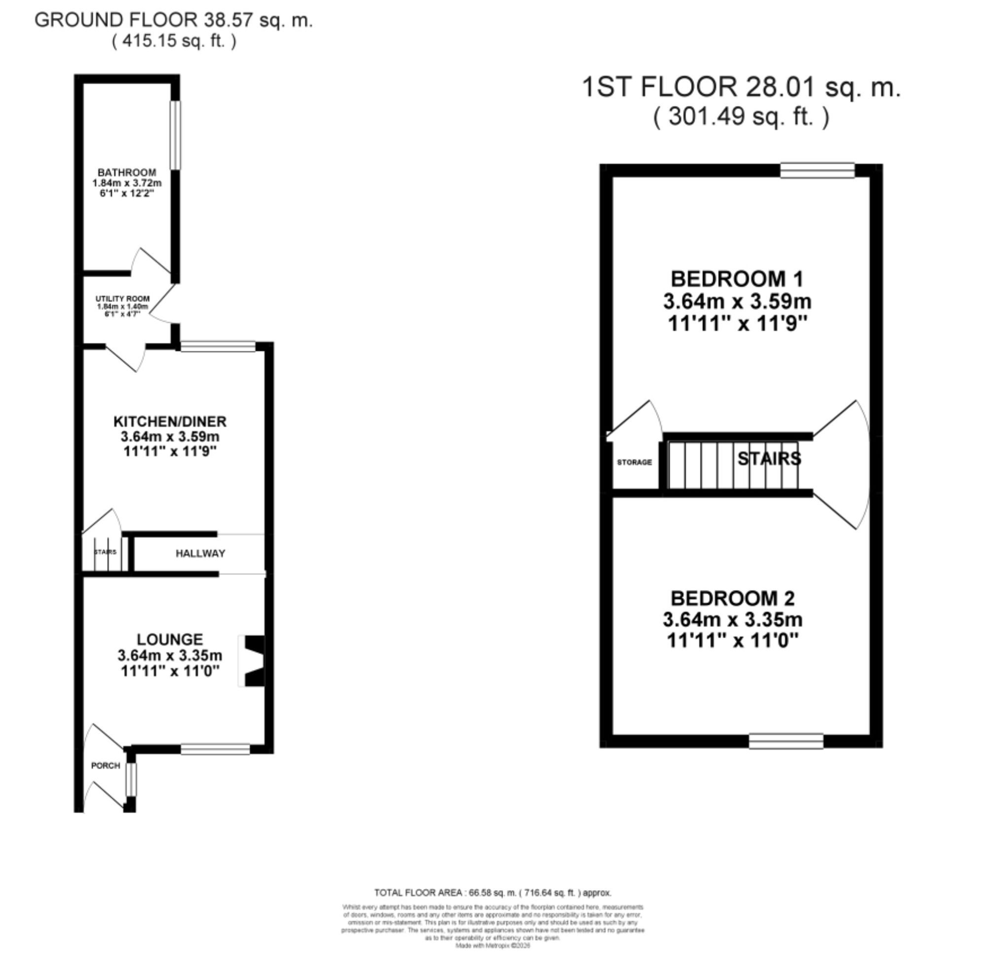 85 Weston Coyney Road, Stoke-On-Trent floorplan