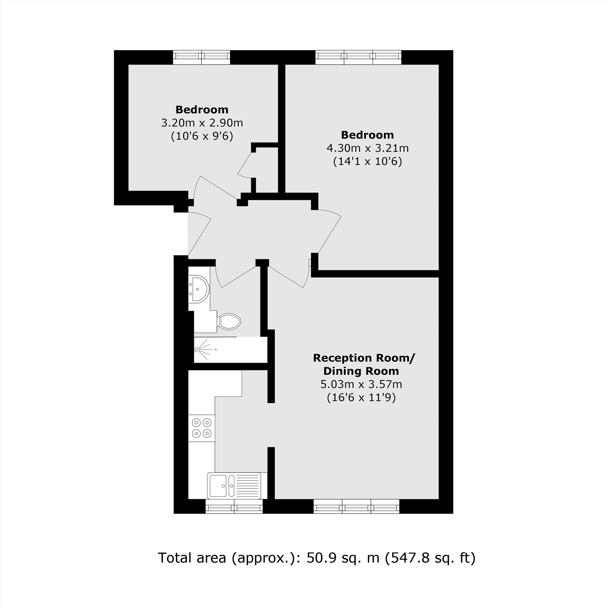 127, Varsity Drive, Twickenham floorplan