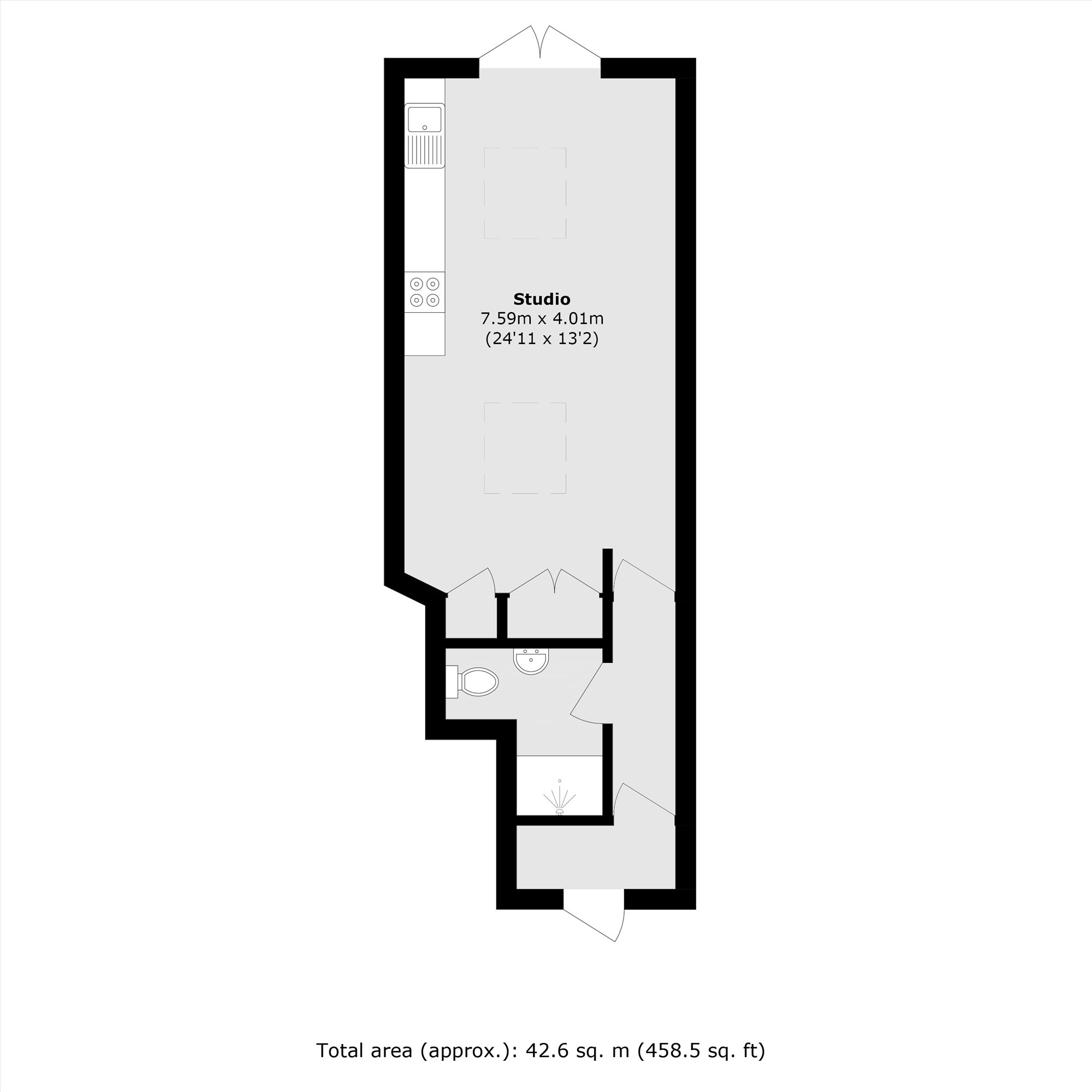 6b, Tangier Road, Richmond floorplan